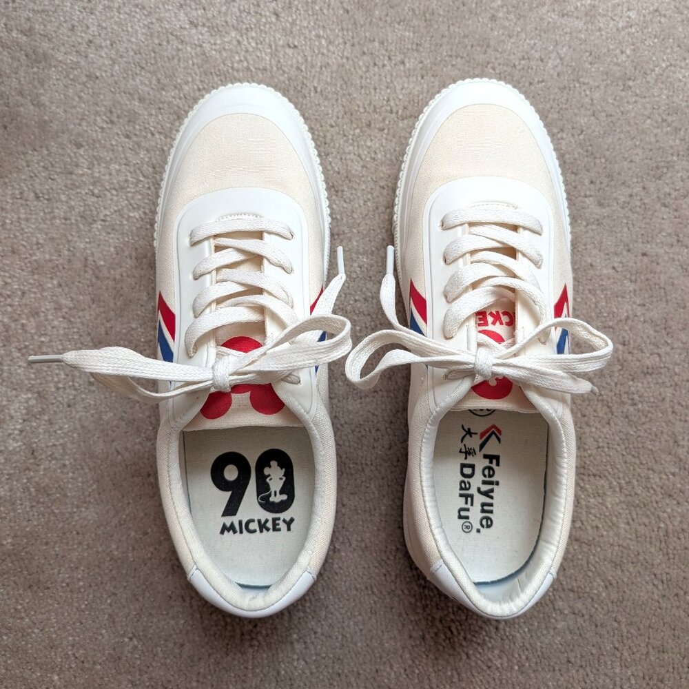 New Feiyue x Mickey Mouse FE LO 1920 style shoes (size: 6)